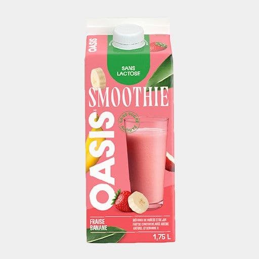 Oasis - Smoothie de fraise banane / Oasis - Strawberry Banana Smoothie