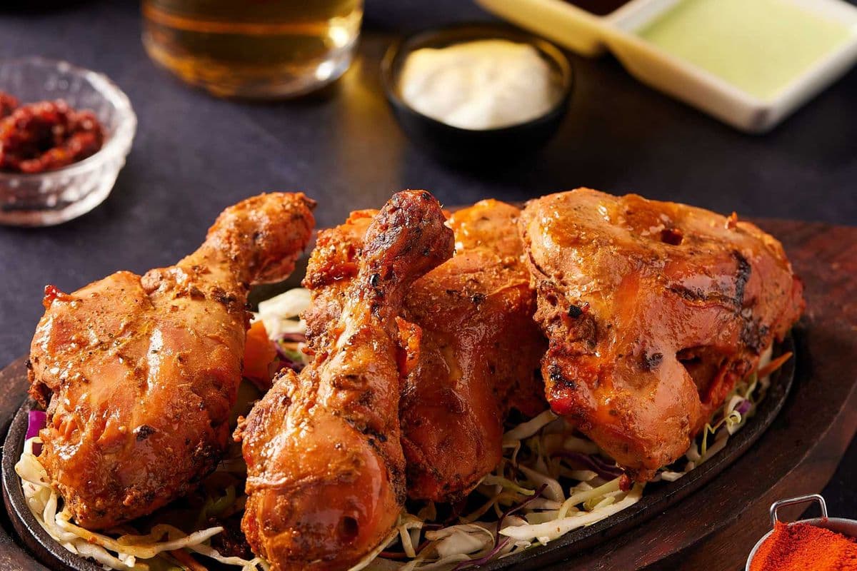 Tandoori 2 Pc Chicken with Rice Sald