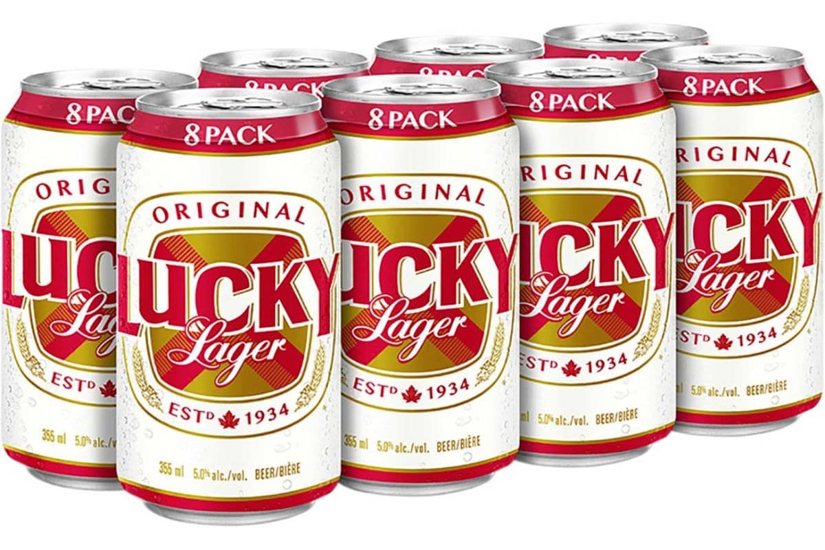 Lucky Lager (8 Cans) (1 x 355ML)