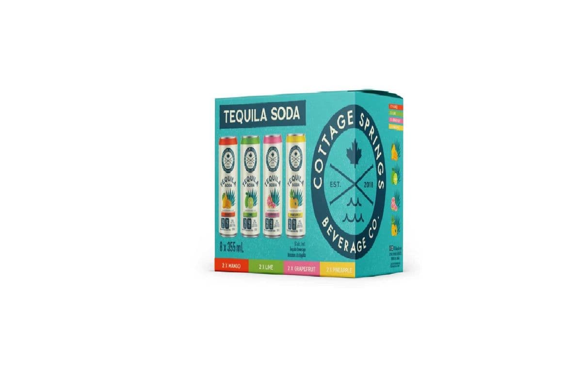 Cottage Springs Tequila Soda Mixed Pack (8 x 355ml cans)