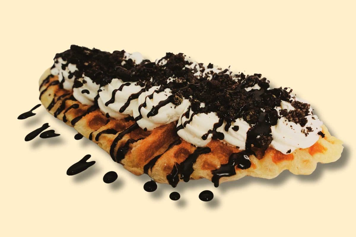 Cookie & Cream croffle