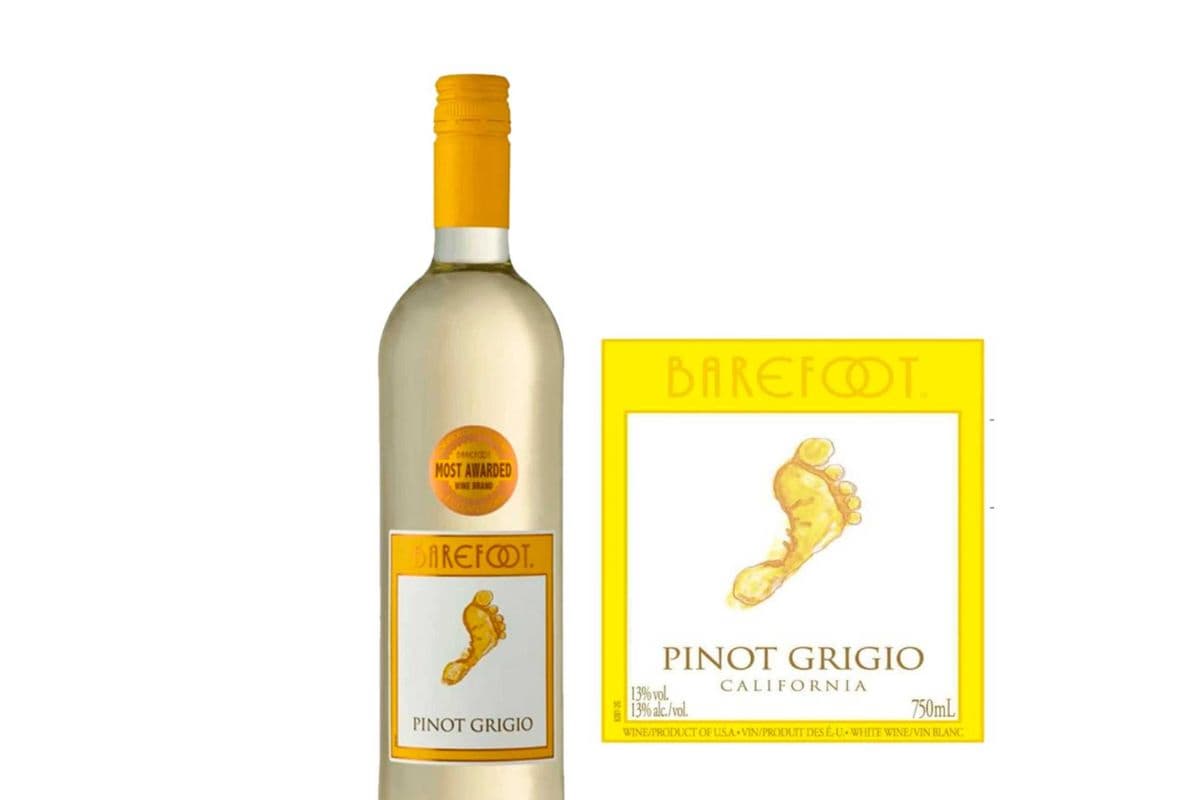 Barefoot Pinot Grigio (750 ml) (1 x 750 ML)