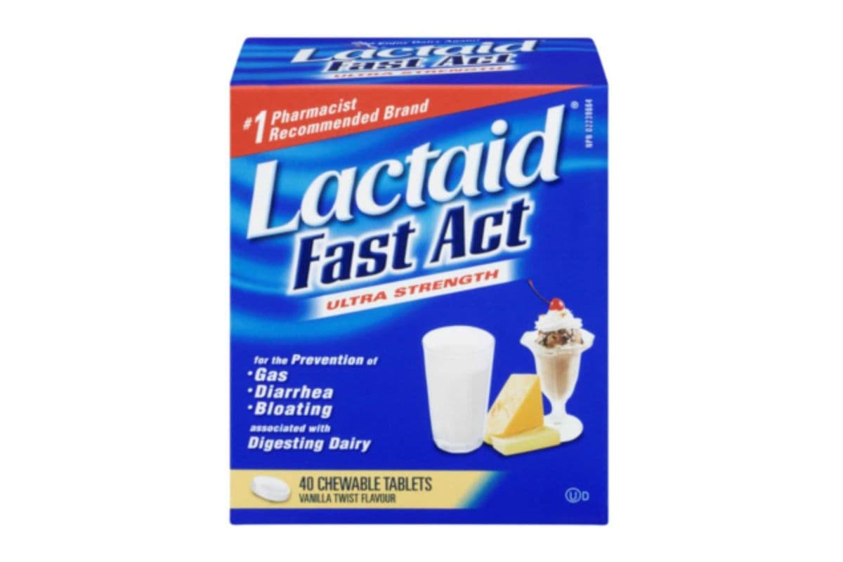 Lactaid Fast Act Ultra Strength, Chewable (40 tablets)