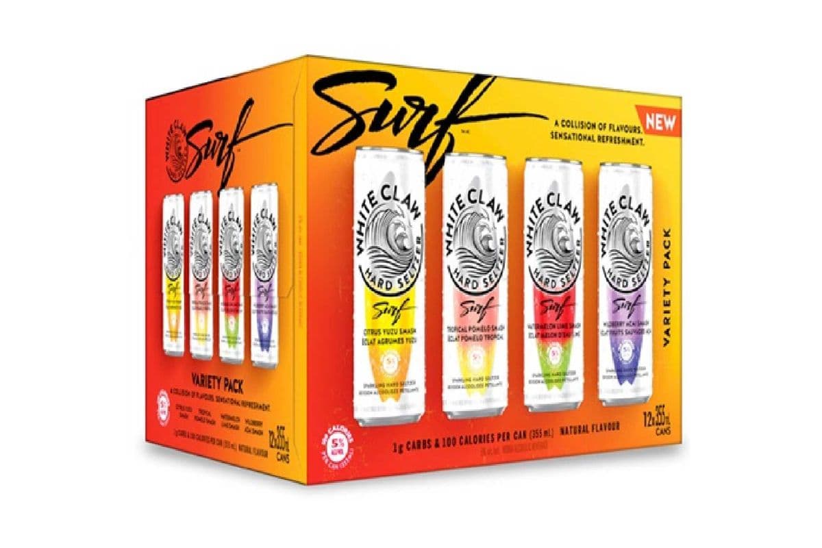 White Claw Surf Variety Pack (12 x 355 ml)