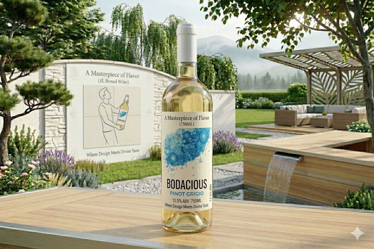 BODACIOUS PINOT GRIGIO (750ML) 12.5% ABV (1 x 750 mL)