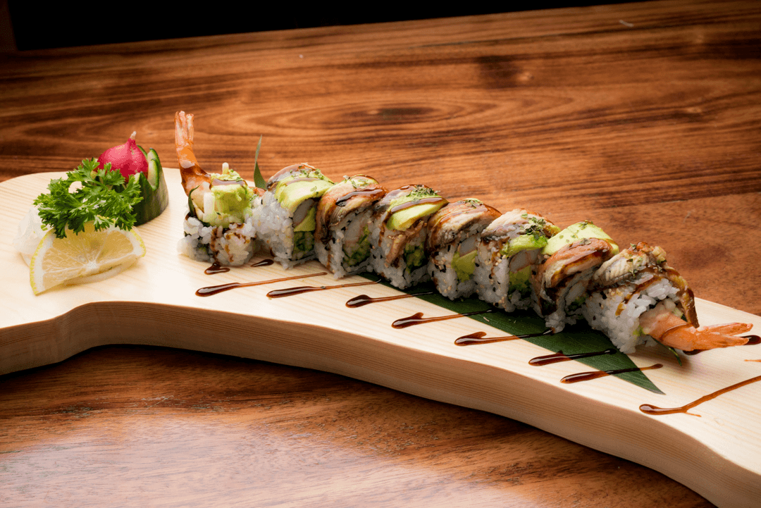 117. Black Dragon Roll (8 pcs)