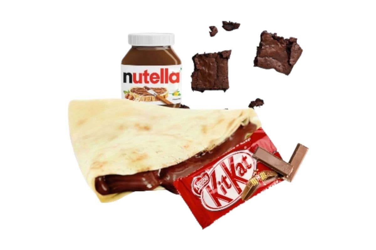 Brownie Kitkat Crêpe