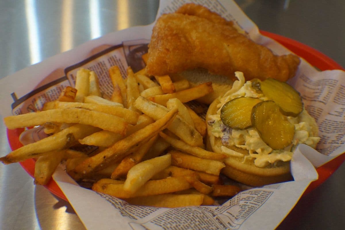 Fish Burger only.