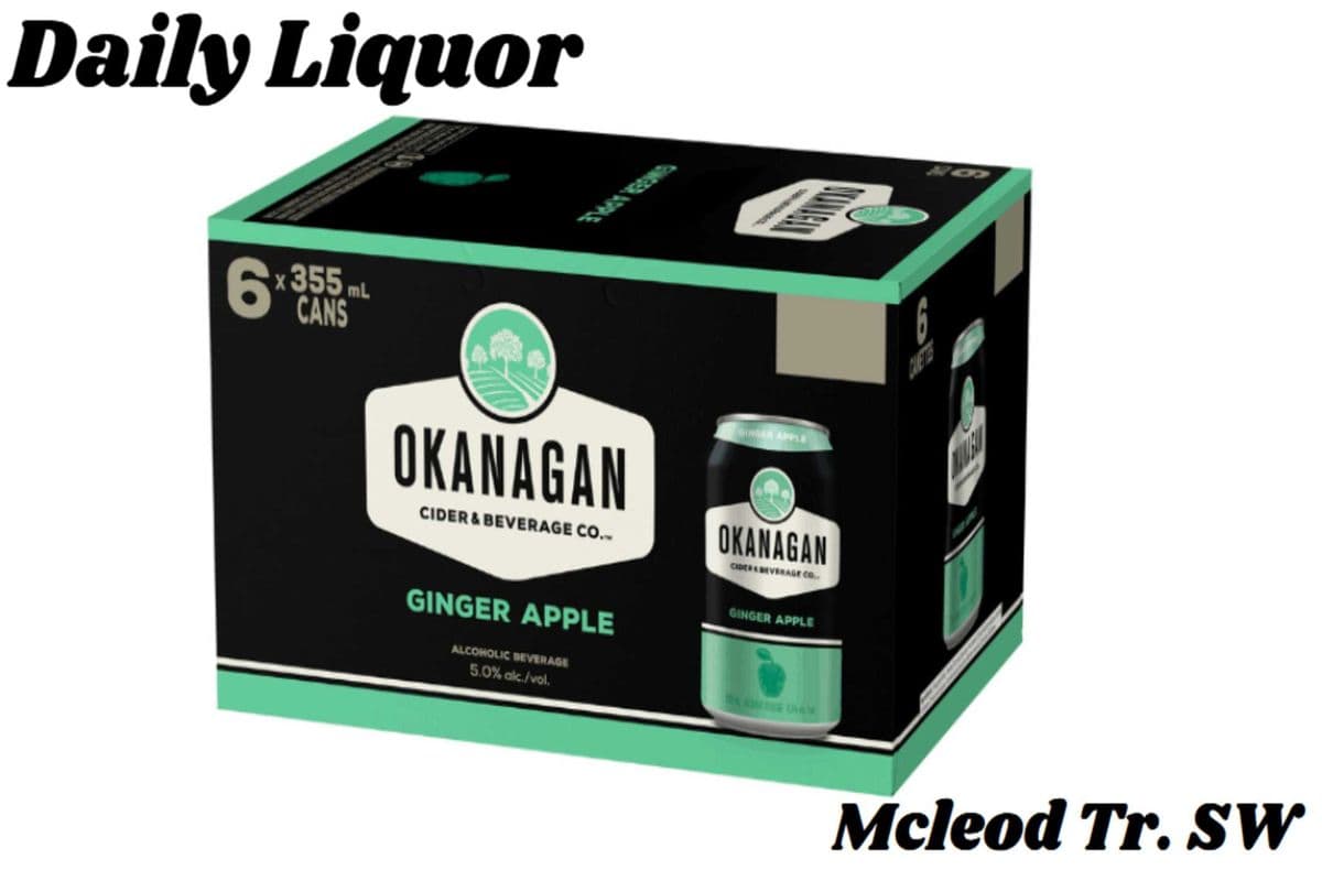 OKANAGAN GINGER APPLE 6 CANS (1 x 6 CANS)