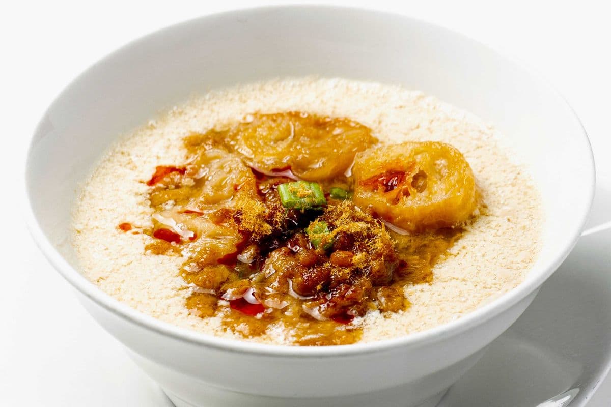 016. Savoury Soy Bean Pork Soup 鹹豆漿🌶️