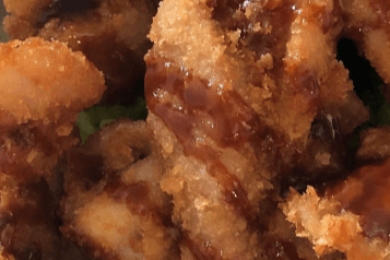 F16. Pork Katsu with BBQ Sauce