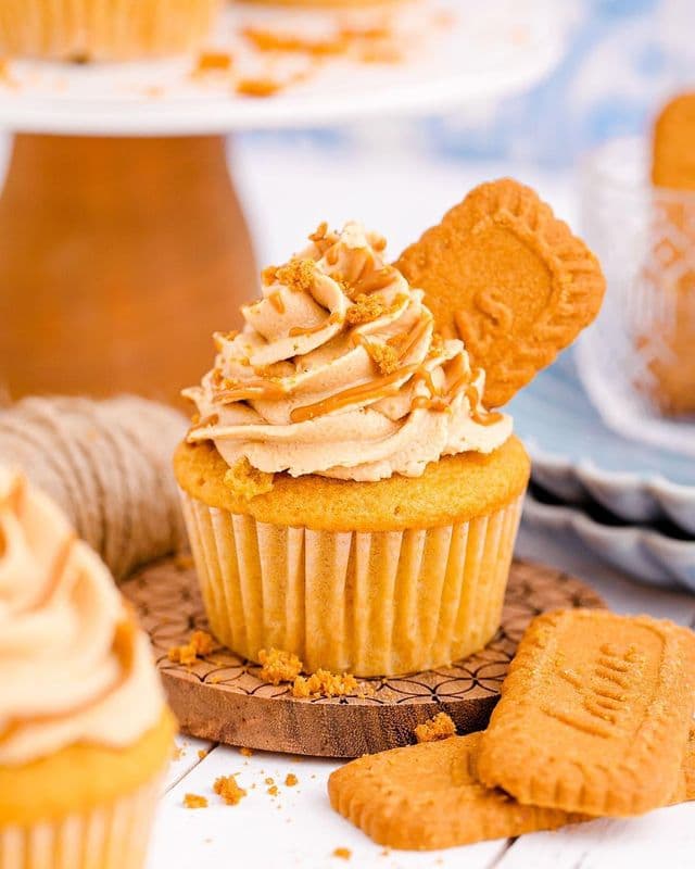 Lotus Biscoff Cupcake