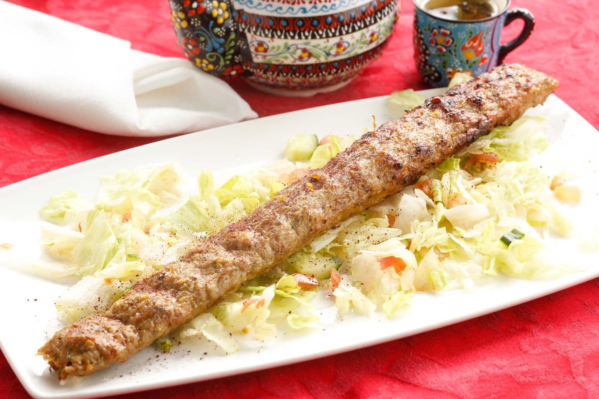 Afghan Chicken Kabob Skewer