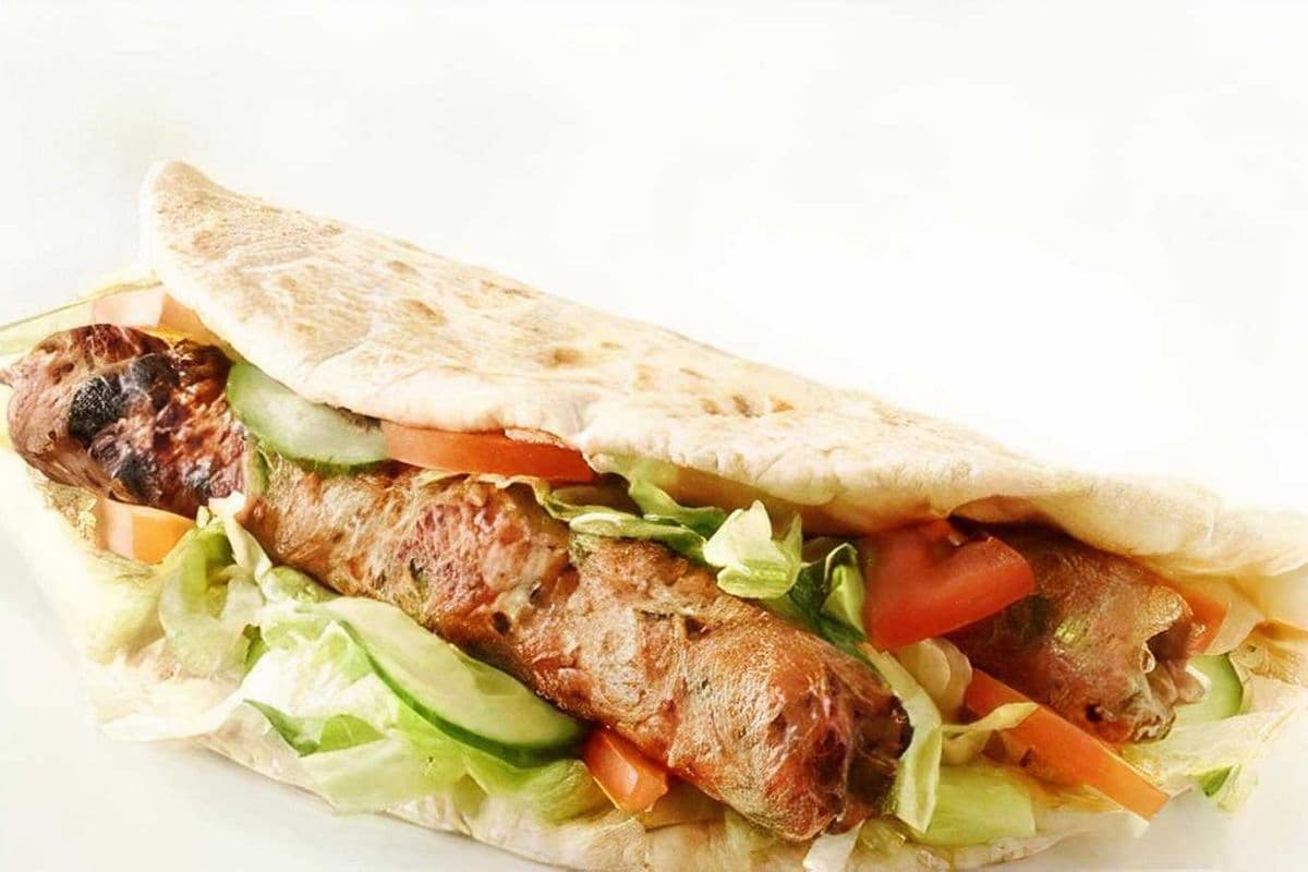 Famous Lamb Kebab Wrap HALAL
