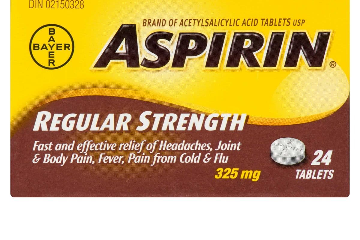 aspirin regular strength 24 tablets 325mg