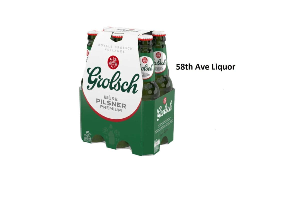 GROLSCH 6 BOTTLES (1 x 6x330ML)