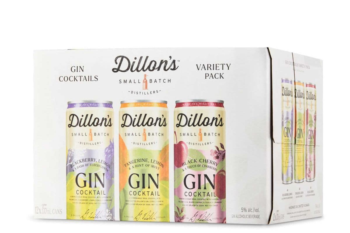 DILLON'S GIN VARIETY (12 PACK) (12 x 355ML CAN)