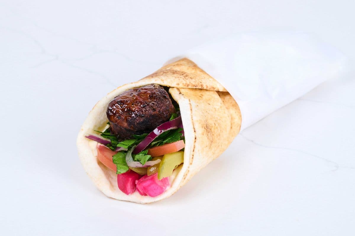 Tenderloin Beef Kabab Pita
