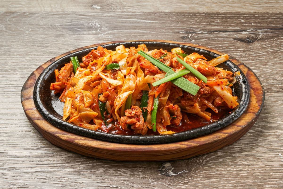 51. Spicy Chicken Bulgogi on a Hot Plate