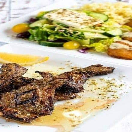 Assiette côtelettes d'agneau / Lamb chops plate