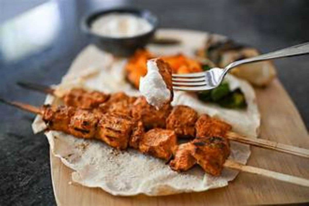 Tawouk or Beef Skewers & Fries + Cokes