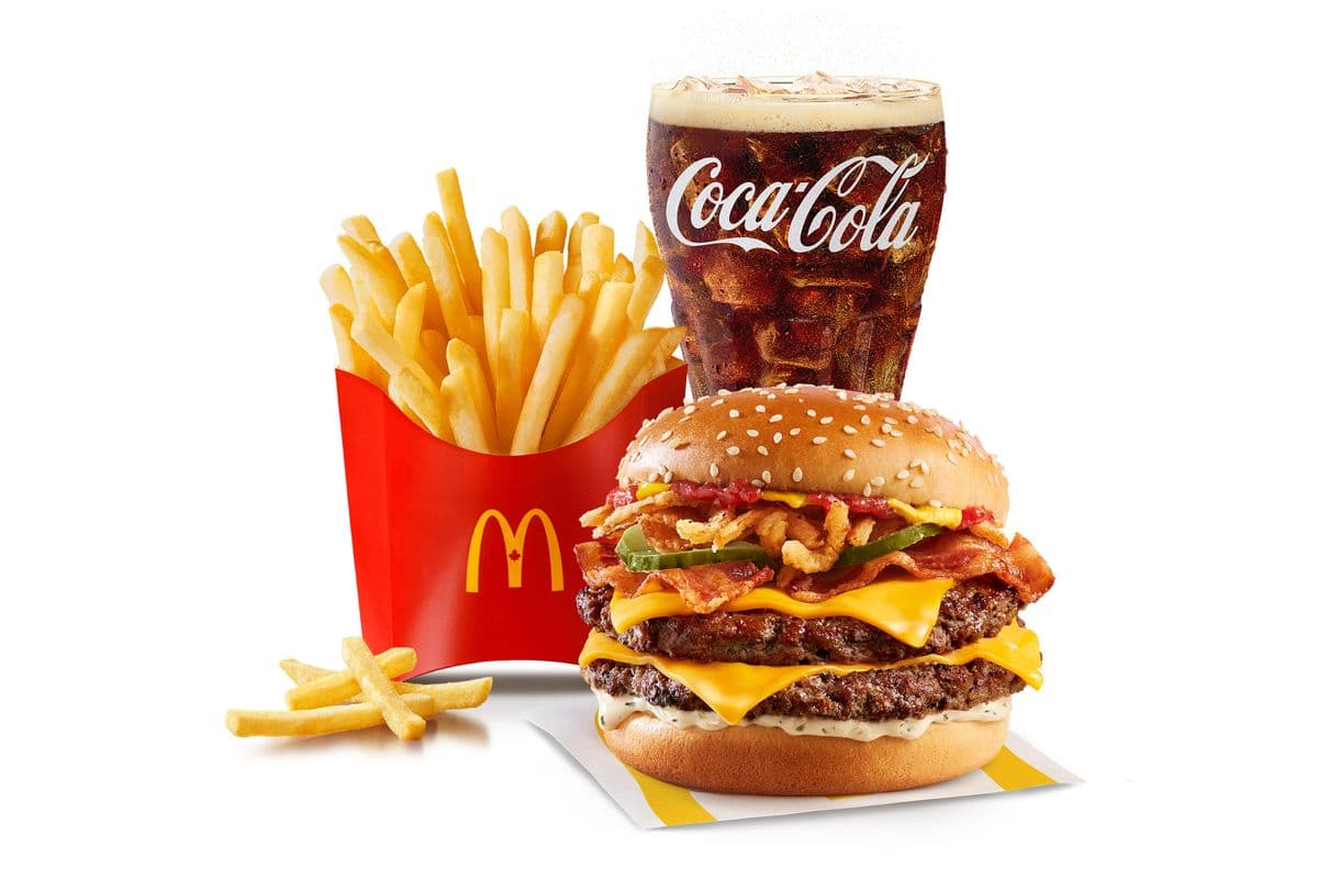 Dbl Creamy Parmesan & Bacon Quarter Pounder Extra VM [1240-1450 Cals]