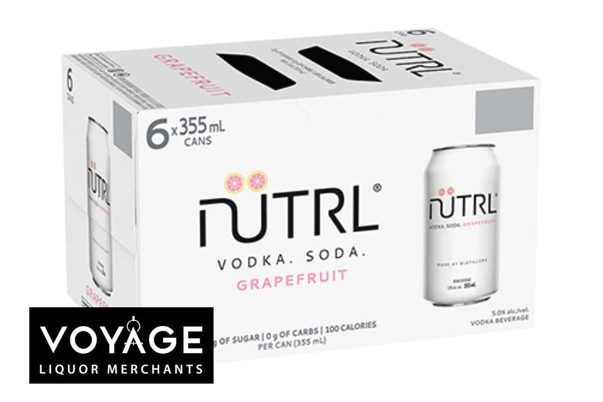 Nutrl Grapefruit Vodka Soda (6 x 355 ml)