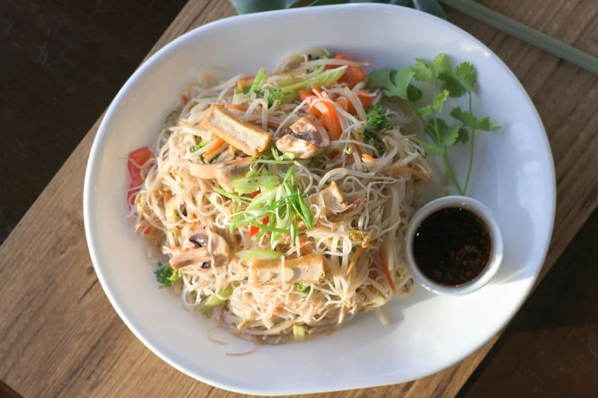 Rice Vermicelli with Tofu