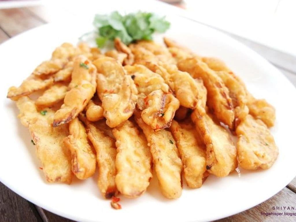 Salt&Pepper Eggplant. 椒盐茄子