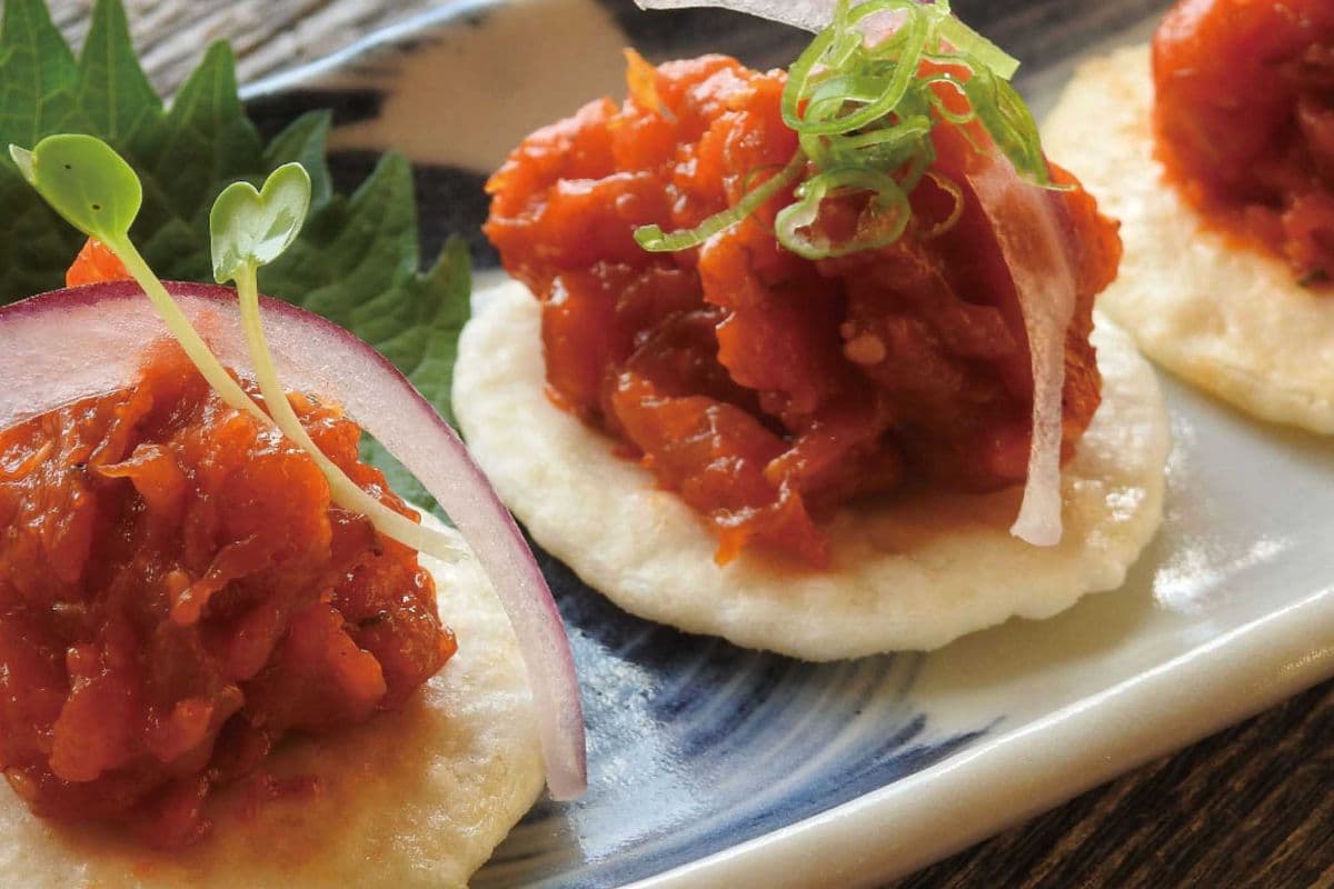 Spicy Tuna Canape