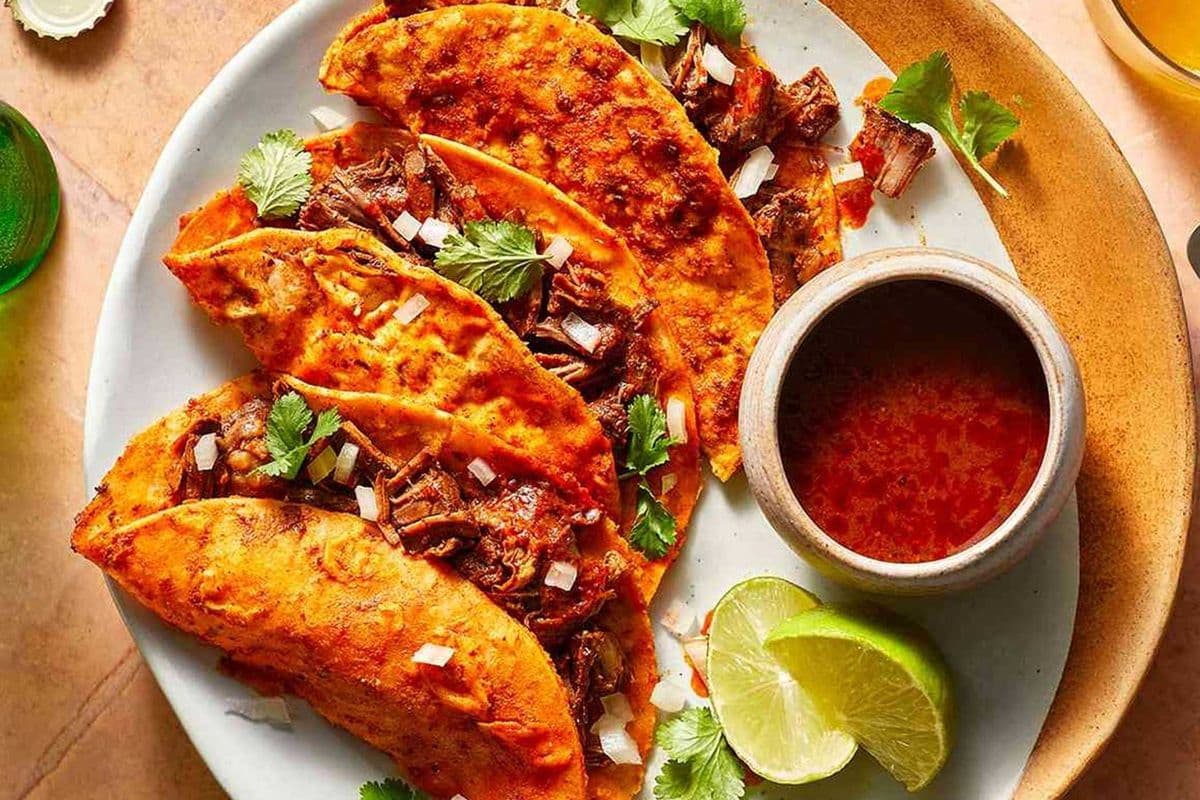 Carnitas Birria Tacos (3 Pcs)