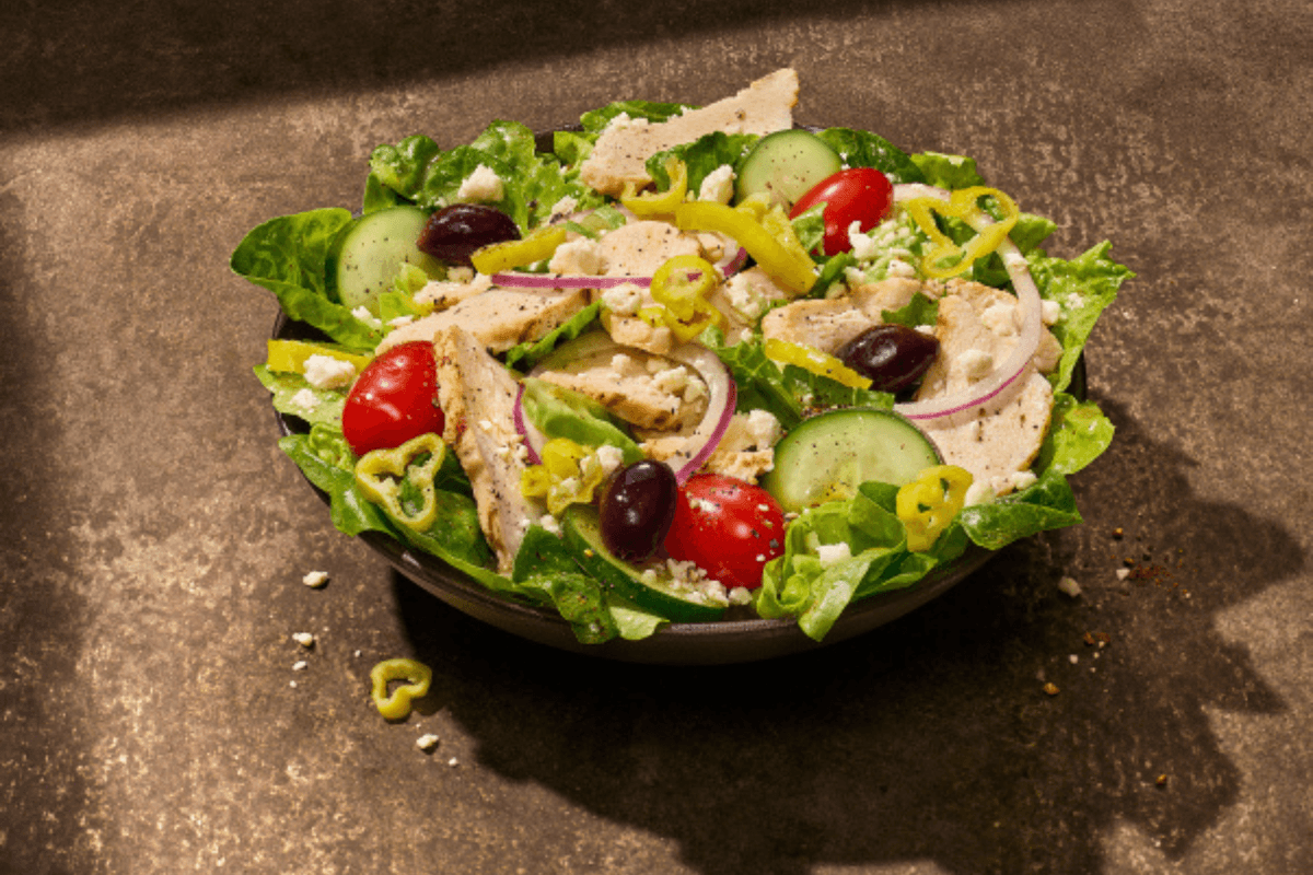 Greek Salad with Chicken