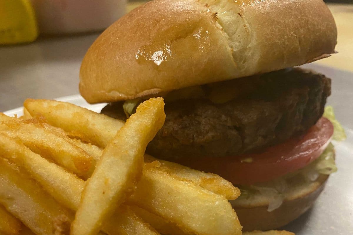 Hamburger with Fries