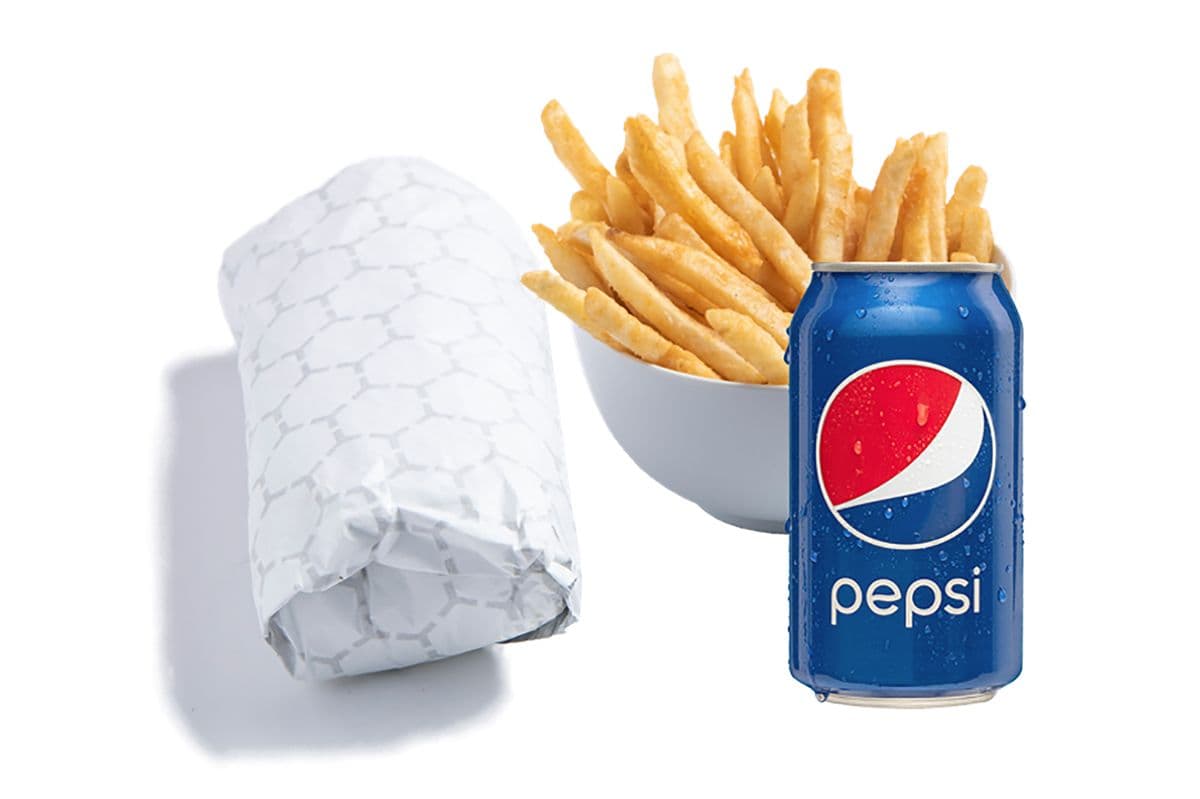 Regular Donair Combo with Cheese