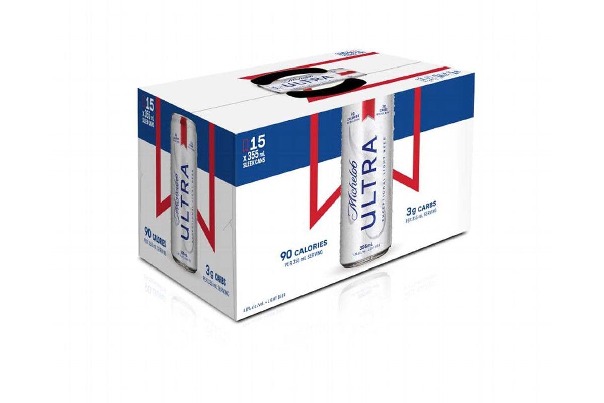 Michelob Ultra 15c Light Beer (15 x 355ml)