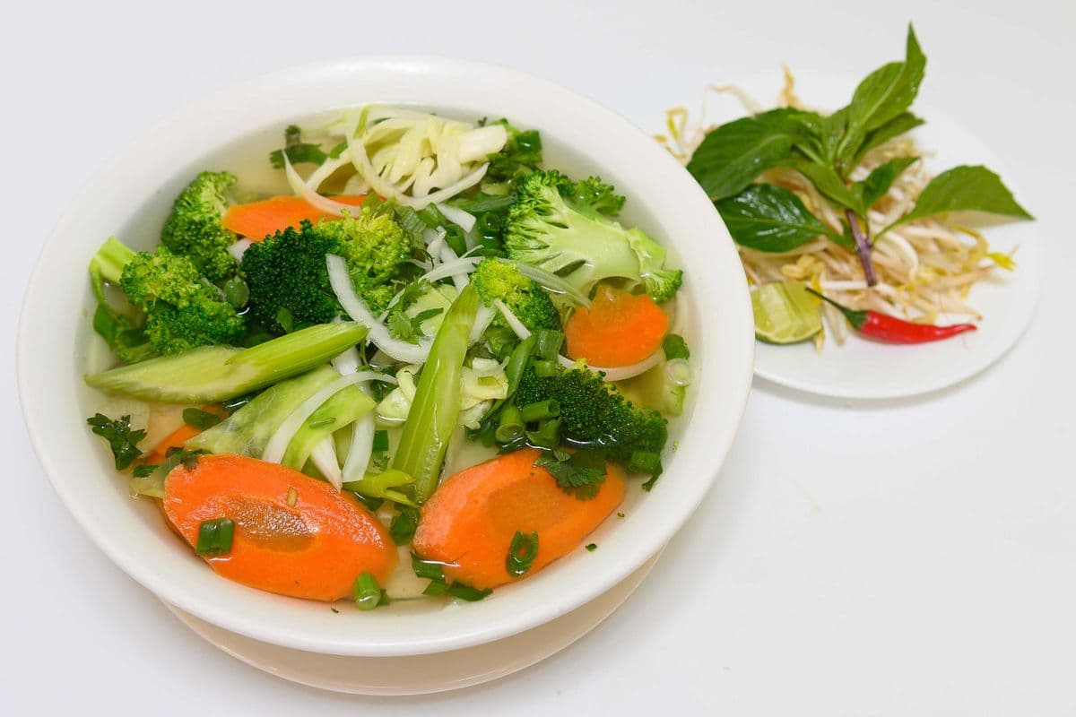 44. Vegetable Noodle Soup (Beef Broth)