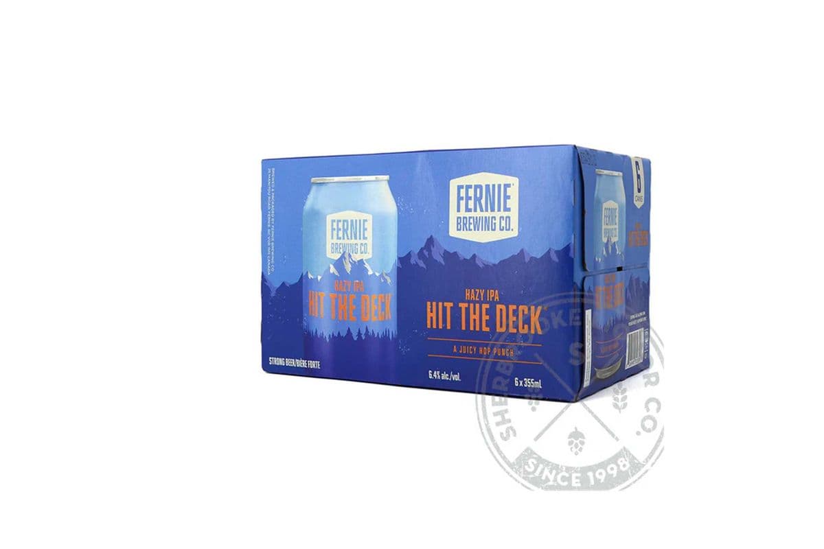 800133. FERNIE BREWING HIT THE DECK HAZY IPA (1 x 6pc)