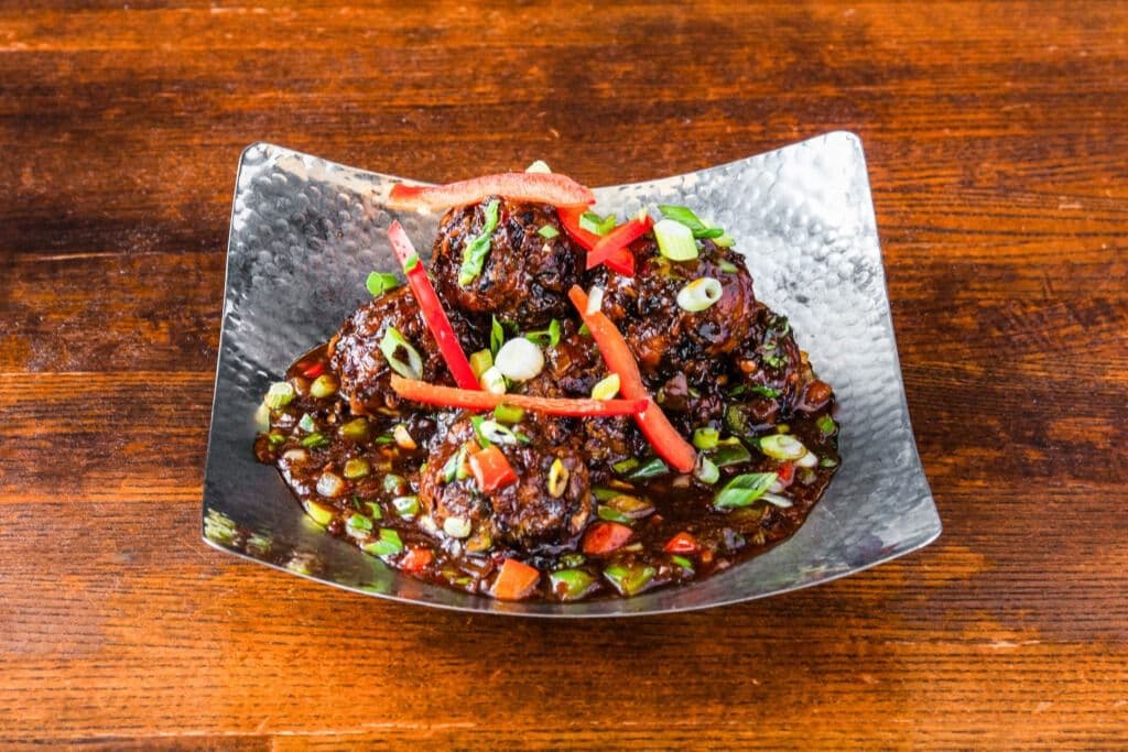 Vegetable Manchurian Balls Appetizer (5 pcs)