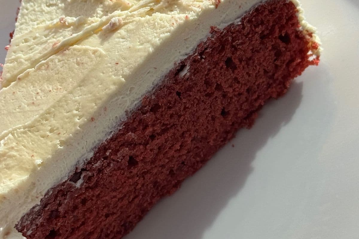 Red Velvet Cake Slice VEGAN