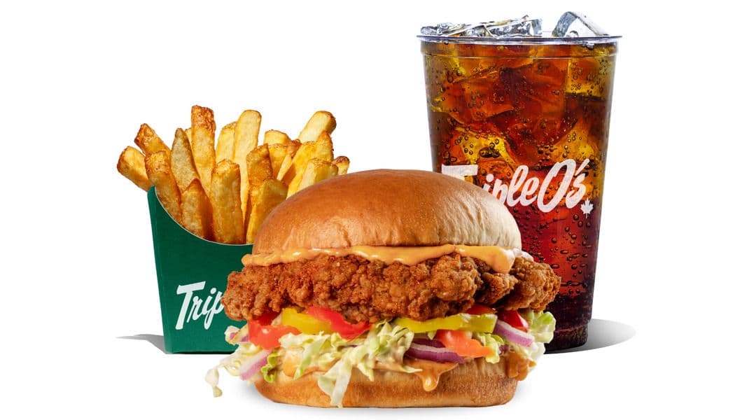 Southwest Crispy Chicken Burger Combo