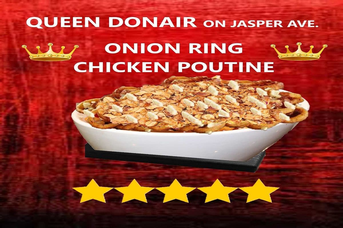 Onion Ring Chicken Poutine