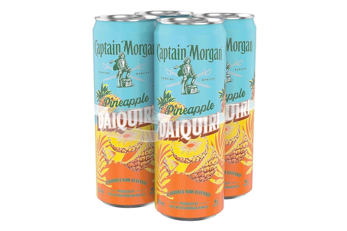 Captain Morgan Pineapple Daiquiri (4 x 355 ml)