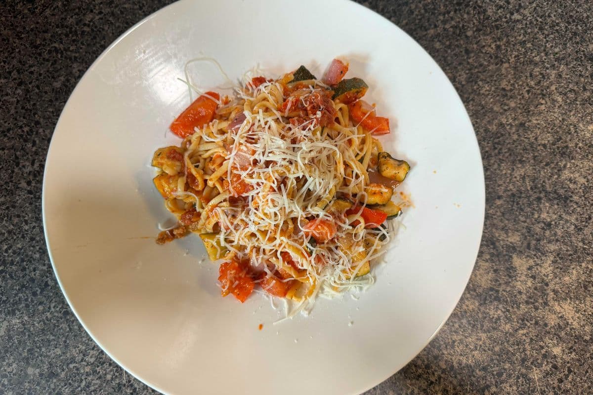 Roasted Vegetable Linguine