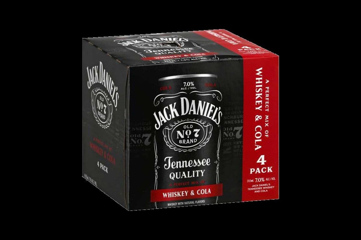 JACK & COLA (4 x 355ML CANS) (4 x 355ML)