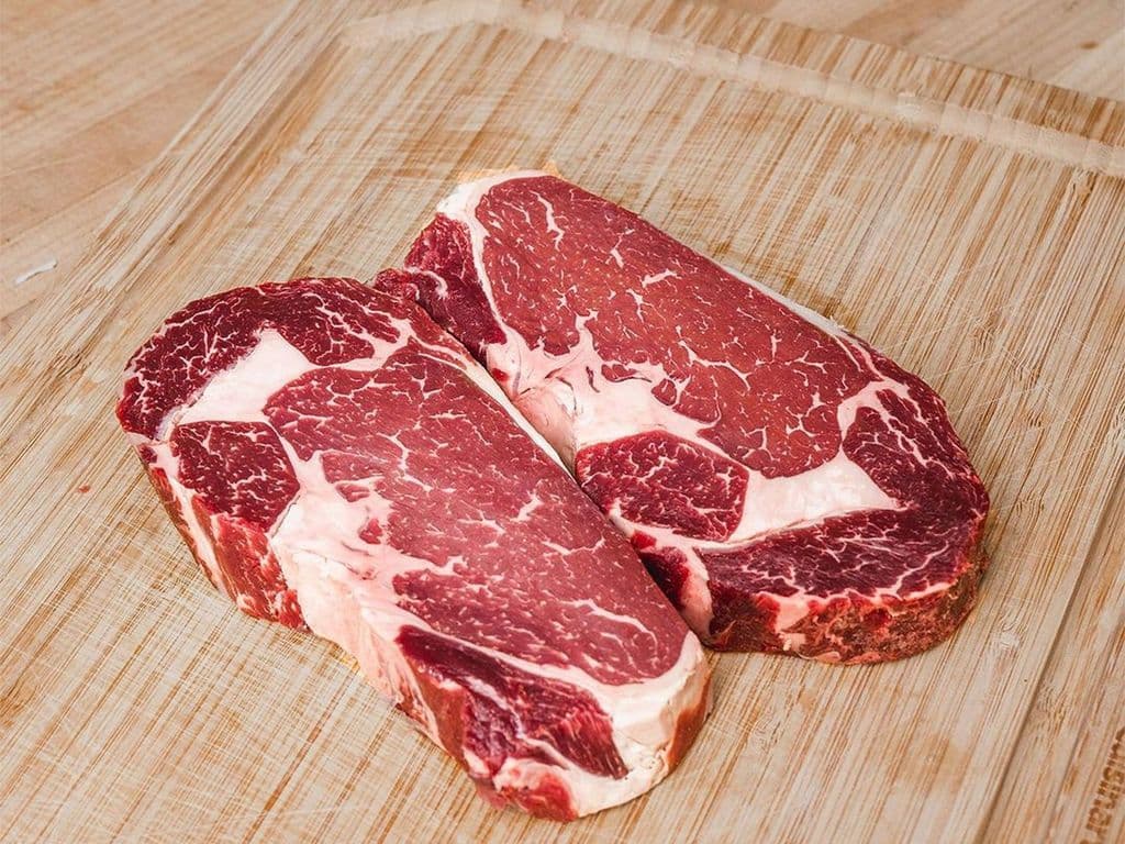 LOCAL GRASS FED Natural Grass Fed Beef Ribeye steak 8 oz (Fresh) (LOCAL BC MEAT) (BEST SELLER)