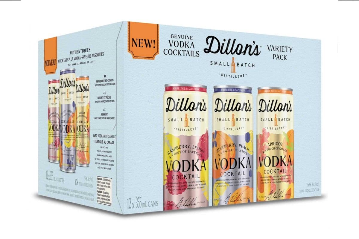 Dillon's Vodka Cocktail Variety Pack (12 x 355 ml)