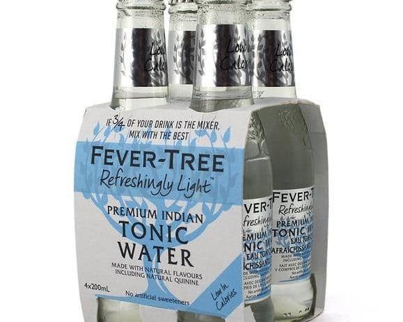 FEVER TREE TONIC WATER LIGHT 4X200ML