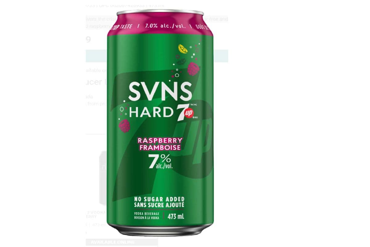 SVNS Hard 7UP Raspberry (1 x 473 ml can)