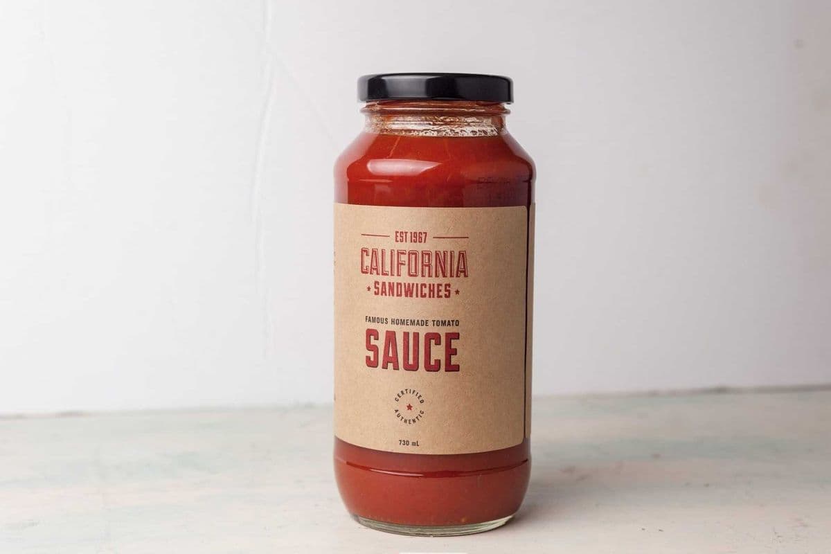 California Sandwiches Homemade Tomato Sauce (730 ml)