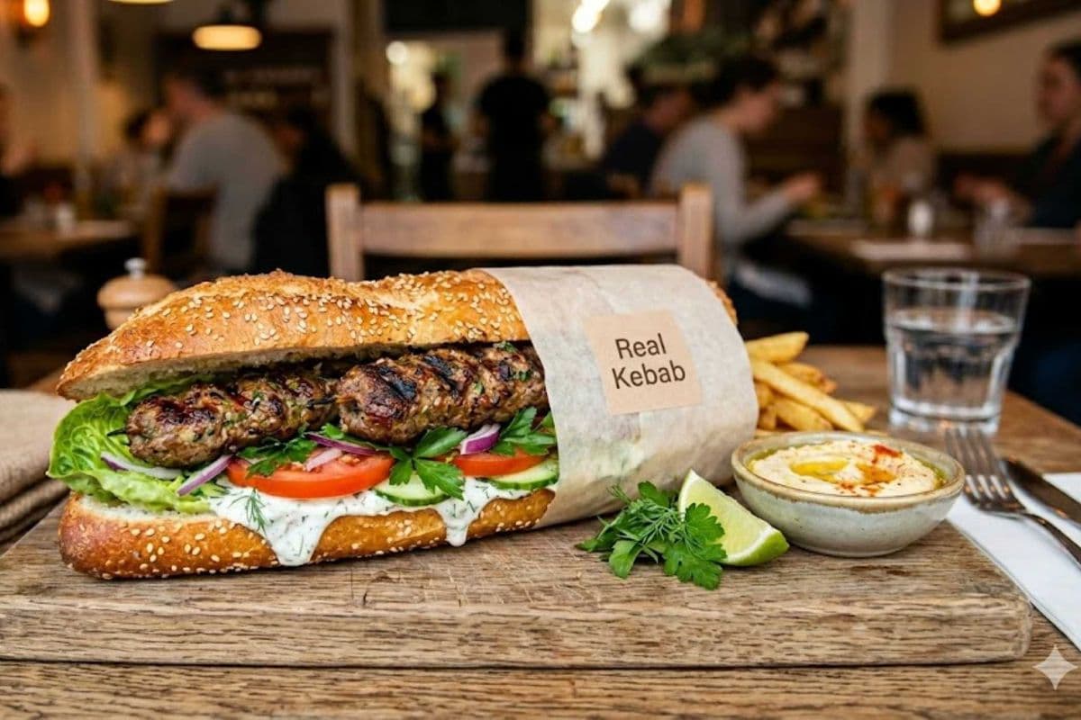 Beef Koobideh Sandwich